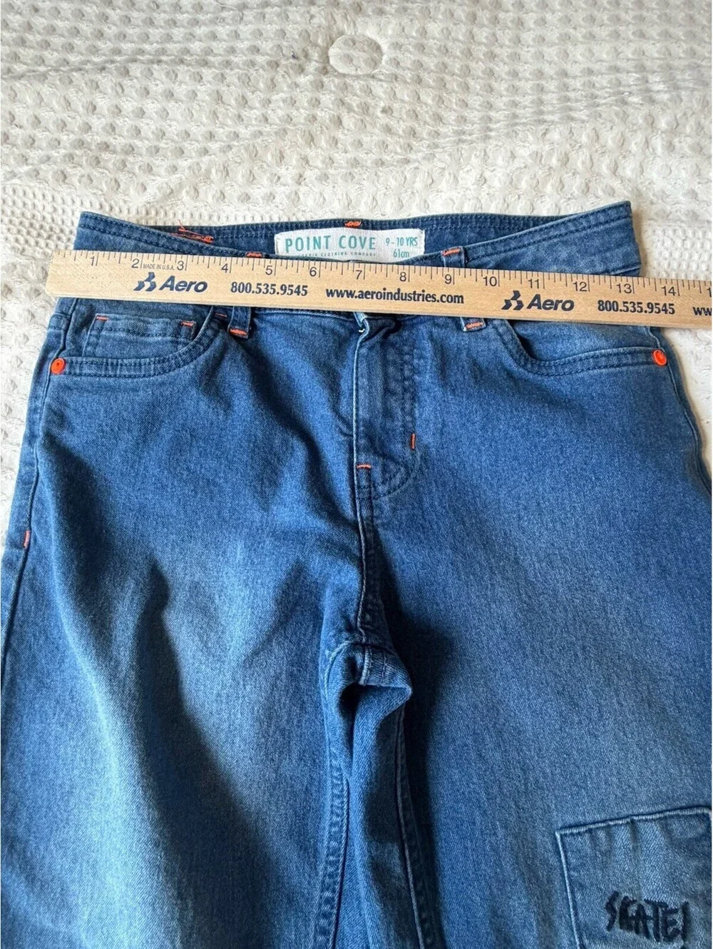 Point Cove Boys Jeans Size 9/10 California Clothing Co. Skate